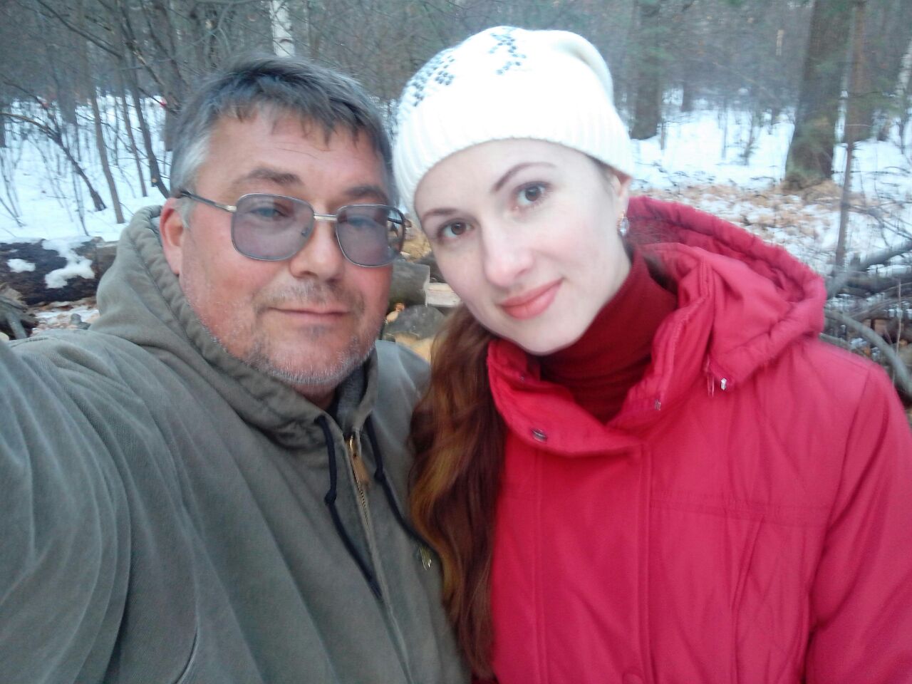 2015 Moscow. Me and my beloved woman.